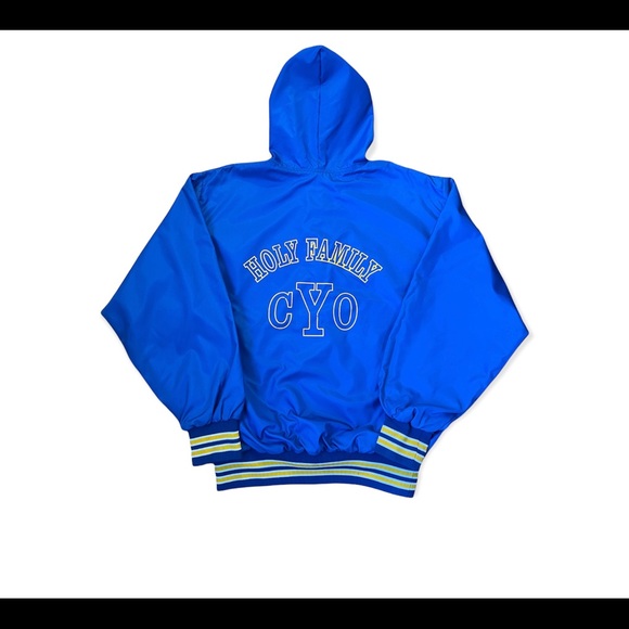 Game Sportswear Varsity Half- Zip Size-S Blue Basketball Hoodie - Picture 6 of 7